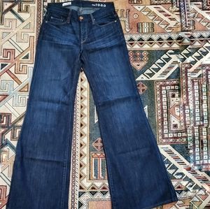 GAP 1969 HIGH RISE TROUSER BELL BOTTOMS DA…